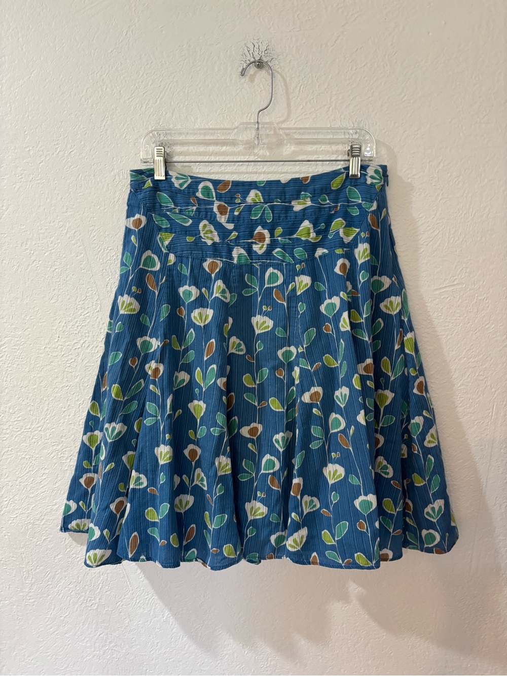 Cute Fossil Godet Flared Floral Skirt